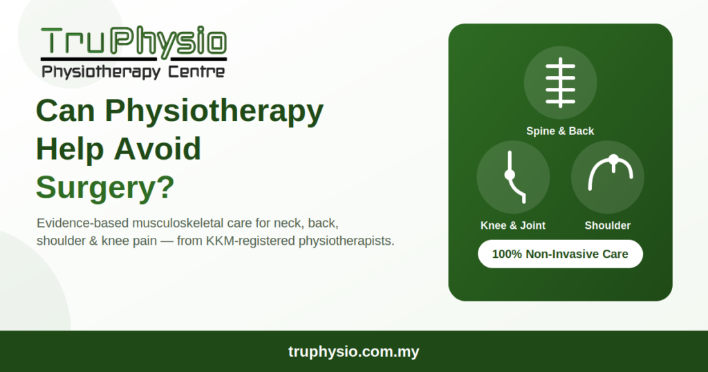 Physiotherapy Help Avoid Surgery